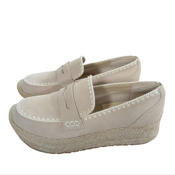 Dolce Vita Shoes - Dolce Vita Jaila Dune Suede Platform Sneaker Loafers Size 10